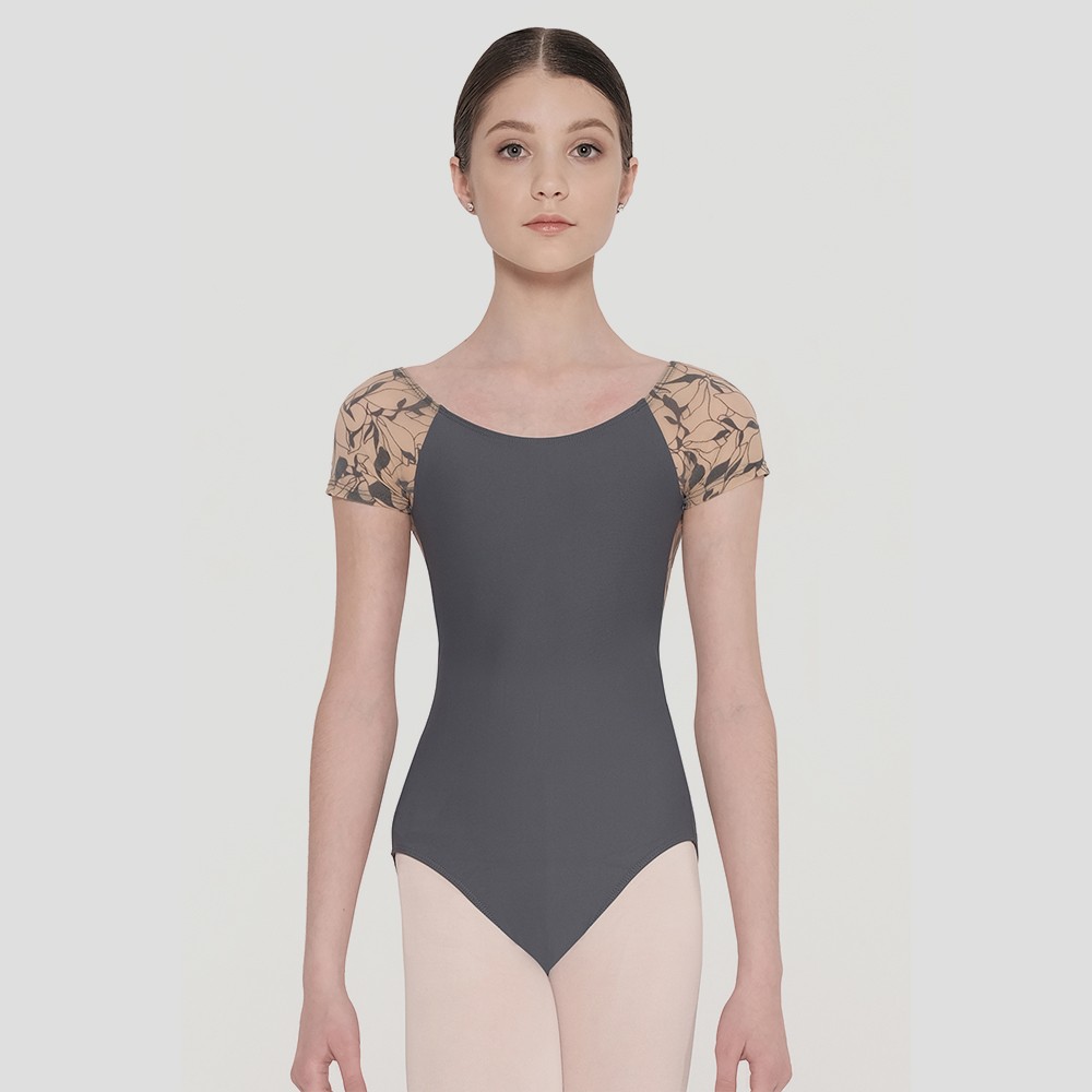S.lemon Justaucorps Danse Classique Femme Manches Courtes Col V – Confort Et Élégance Pour Vos Cours De Danse