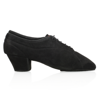 Chaussures danse Homme - BW111 Bryan Watson - Black Nappa Suede - Latin Dance Shoes