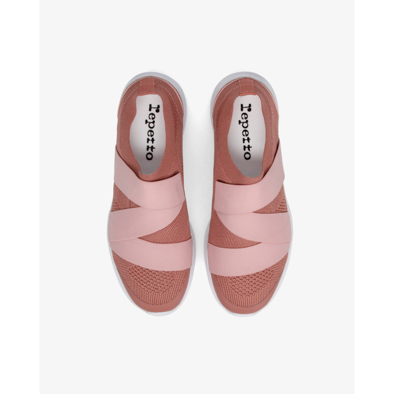 Dance Sneakers ruban Terracotta Repetto V087R Dance Sneakers ruban Terracotta Repetto V087R