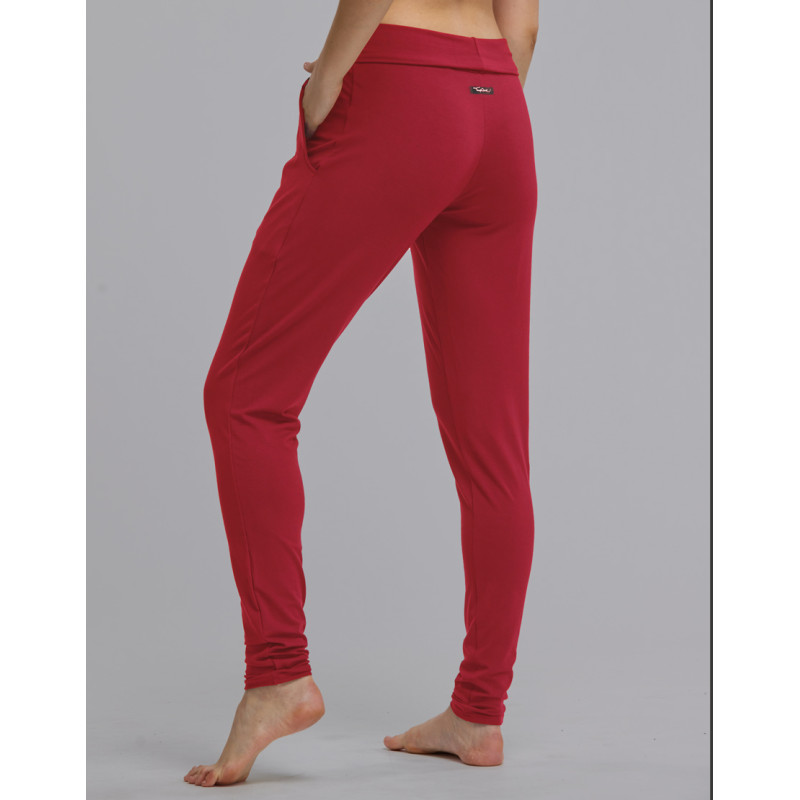 Pantalon Large Femme Décontracté - Jambe Fluide Yoga Danse Gym Pilates - Taille Élastique Confortable