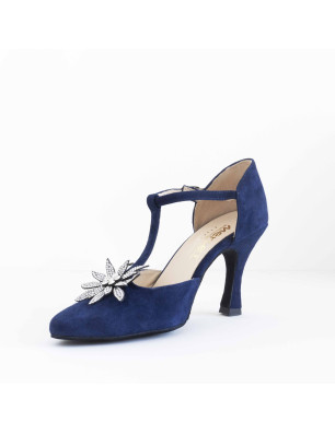 Chaussures Bleues nuit Merlet - LARENA 1404-644 - FAME La Maison De La Danse