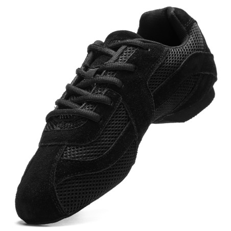 Chaussures De Danse Rumpf Sparrow | Pointure 40, Noir, En Daim Et Mesh, Semelle Chromée Flexible, Pour Jazz, Moderne, Gymnastique