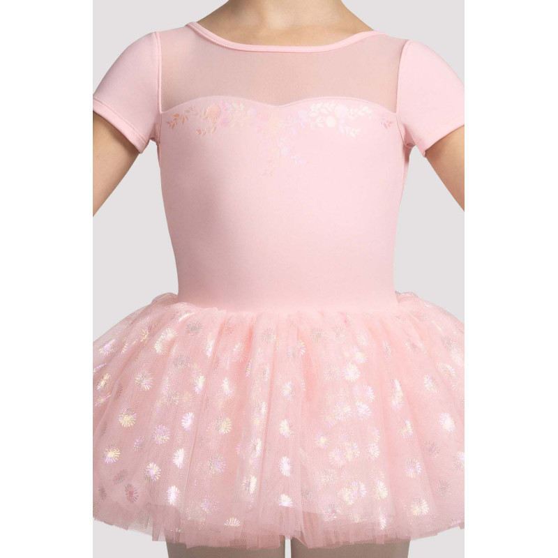 Jupe De Ballet à Manches Longues Arc-en-Ciel - Robe Tutu Danse Pour Fille - Tenue Ballerine Enfant