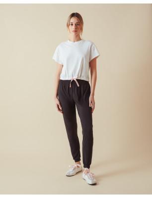 Tshirt court avec ruban satin Repetto S0704 - FAME LA MAISON DE LA DANSE