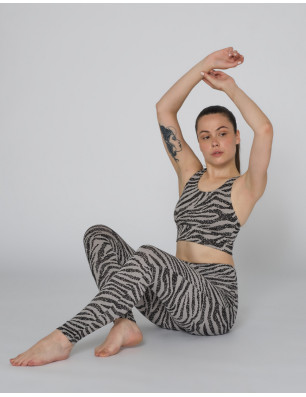 Brassière imprimée dos nageur - AURORA PRINT TEMPS DANSE - FAME LA MAISON DE LA DANSE
