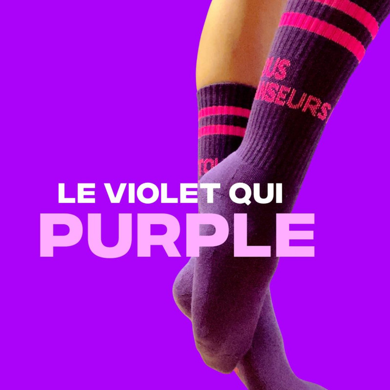 Chaussettes violettes Tous Danseurs Chaussettes violettes Tous Danseurs