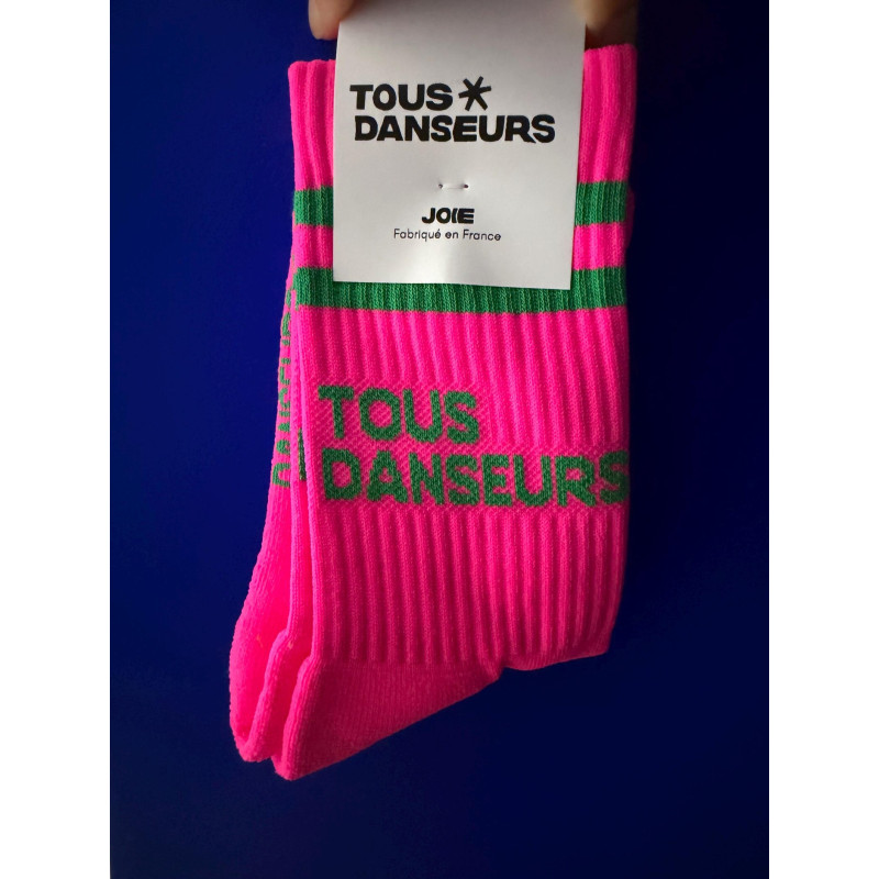 Chaussettes Rose vert Tous Danseurs