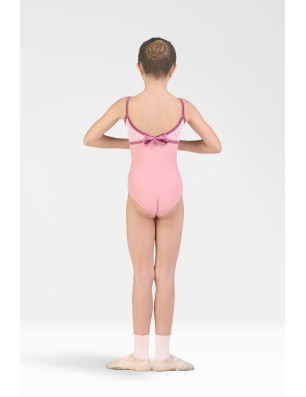 HARMONY 432 – Justaucorps Fille Bleu Velours & Résille