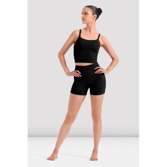 Short Elizabeth taille côtelée noir femme | BLOCH R90013