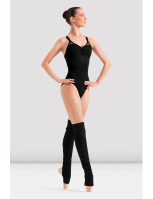 Jambières Victoria maille torsadée noire | BLOCH W11008