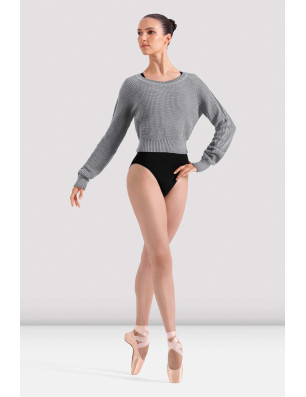 Pull Delilah maille torsadée gris femme | BLOCH Z30042