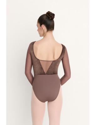 Justaucorps Iseult manches longues velours | Intermezzo 31747