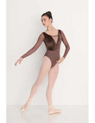 Justaucorps Iseult manches longues velours | Intermezzo 31747