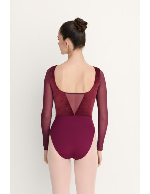 Justaucorps Iseult manches longues velours | Intermezzo 31747