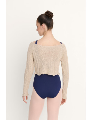 Pull court Ismene maille torsadée danse | Intermezzo 6677