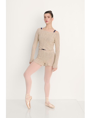 Pull court Ismene maille torsadée danse | Intermezzo 6677