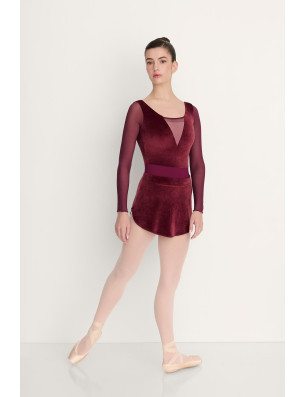 Jupe courte Ioanna en velours ballet | Intermezzo 7726