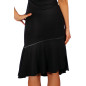 Jupe Midi Fendue Danse Stretch 276